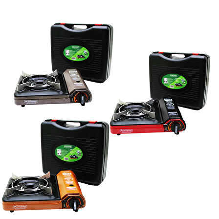 PRO PORTATİF KAMP OCAK PLS.ÇANTALI - GAZ STOP EMN.- RÜZGARLIK (5250)