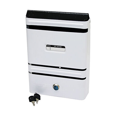 METAL BEYAZ POSTA KUTUSU (5250)