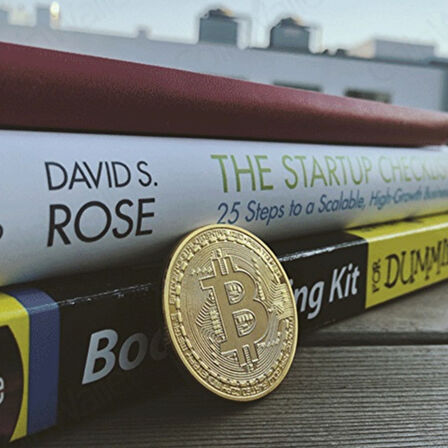 Bitcoin Madeni Hatıra Parası Madeni Bitcoin Hediye Sikke Para (5250)