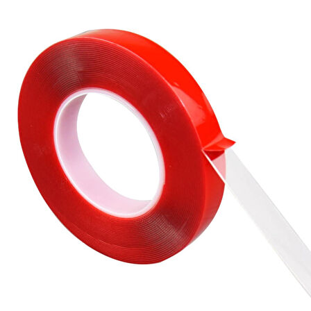 2 Metre Şeffaf Ekstra Güçlü Banyo Mutfak Posta Ofis Çift Taraflı Akrilik Silikon VHB Bant (5250)