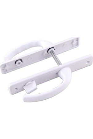 POŞETLİ BANYO-WC - KİLİTLİ BEYAZ PVC KAPI KOLU (5250)