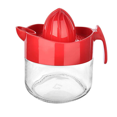 300ml Cam Hazneli Pratik Limon Narenciye Sıkacağı KC-405 (5250)