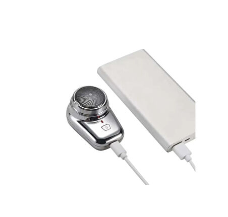 Mini Shaver Sıfır Sakal Taşınabilir Şarjlı Tıraş Makinesi IPX6 Korumalı  (5250)