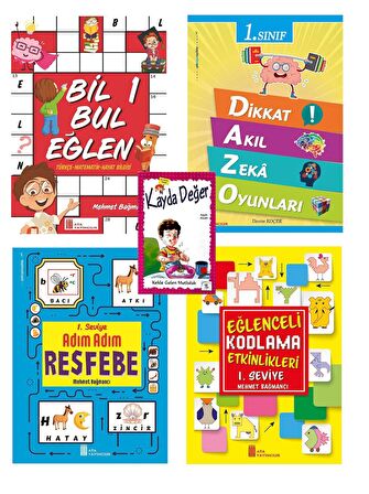 Ata 1.Sınıf Yaza Eğlenerek Öğreniyorum Tatil Seti