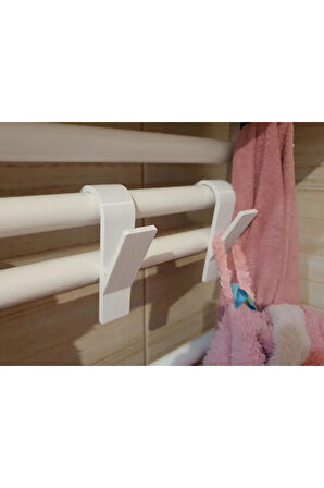 Havlupan Banyo Askısı 2 Adet – Pratik ve Şık Tasarım