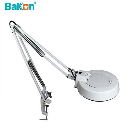 Bakon BK500C-20X 15w Led Akrobat Büyüteç 127 mm 20 Diopter Mercek ( Loop )