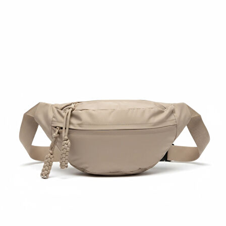 Bej Çapraz Çanta Bel Çantası Spor Çantası Ultra Hafif Oxford Kumaş Suya Dayanıklı