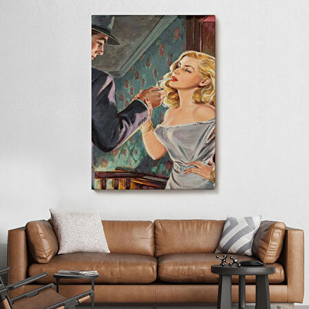 Luther Gordon tarafından yazılan "Özgür ve Kolay" Kanvas Tablosu-5255