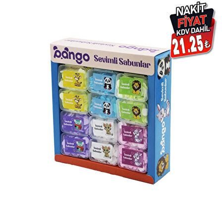 36 KUTU SEVİMLİ SABUNLAR MİNİ=1.2-1.5CM SEYAHAT - PİKNİK - OKULDA 160PCS ± 10 MİX:KALP- YUVARLAK-ÇİÇEK (5256)