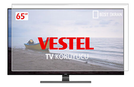 Vestel 65UG9940 Tv Ekran Koruyucu - VESTEL 65" inç 164 cm Tv Ekran Koruyucu Kırılmaz Paneli