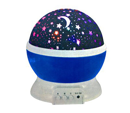 STAR MASTER PİLLİ DÖNERLİ GECE LAMBASI (5256)