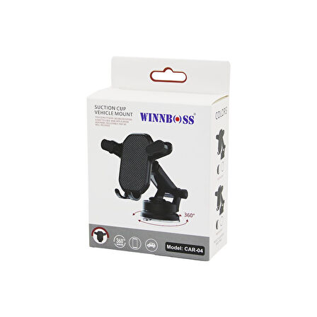 ARAÇ - OTO TELEFON TUTUCU  360° KADEMELİ-UZAYAN-KISALAN KOL  VANTUZLU - OYNAR BAŞ VE KOLLAR (5256)