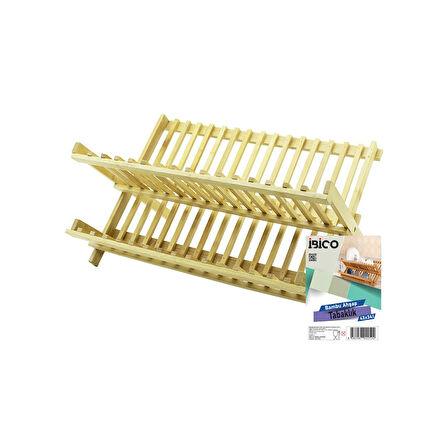 AHŞAP BAMBU BULAŞIK - TABAKLIK TEZGAH ÜSTÜ 43X43CM (5256)