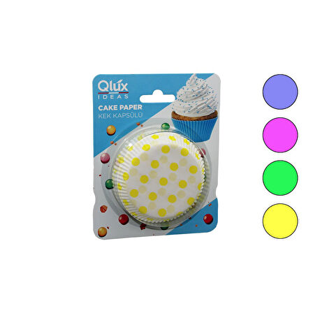 50PCS TURTA - CUPCAKE KEK KAPSÜL (5256)