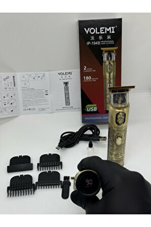 Dijital Göstergeli Saç Sakal Tıraş Makinesi - Sıfıra Yakın - IP-1949 (5256)