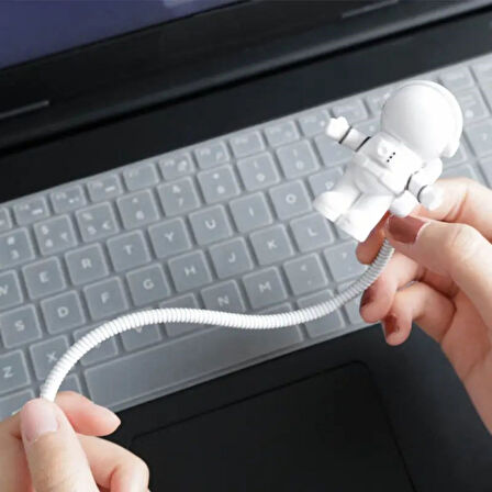 USB Astronot Gece Lambası, Masa Lambası, Kitap Okuma Lambası Işığı (5256)