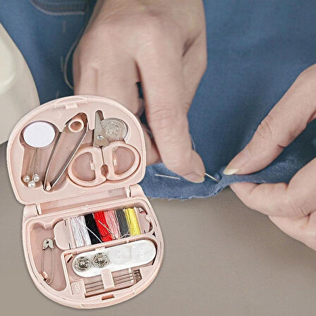 Çok Fonksiyonlu Mini Çanta Boy Seyahat Tipi Dikiş Seti (5256)