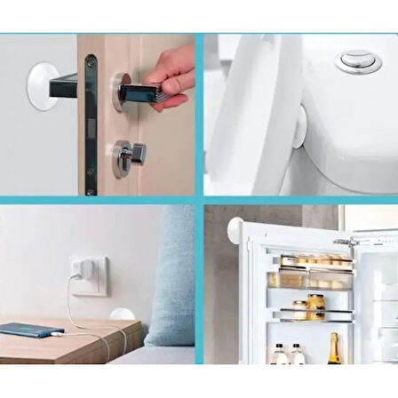 Şeffaf  Silikon Mobilya ve Kapı Durdurucu Darbe Pedi 6 lı (5256)