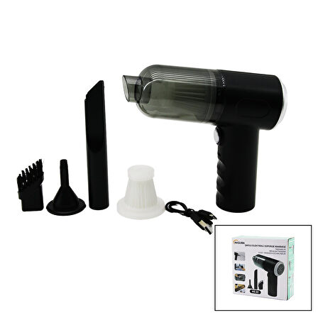 USB ŞARJLI 2İN1 ÇEKME - ÜFLEME OTO - ARAÇ - EV MİNİ - TAŞINABİLİR EL TİPİ SÜPÜRGE (5256)