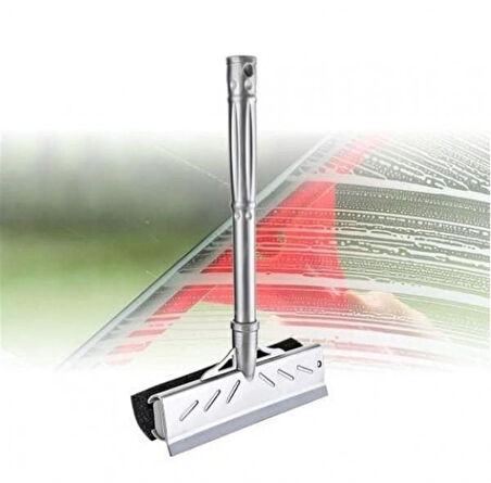 Çift Taraflı Parfüm Kokulu Süngerli Pratik Cam Silme Aparatı (5256)