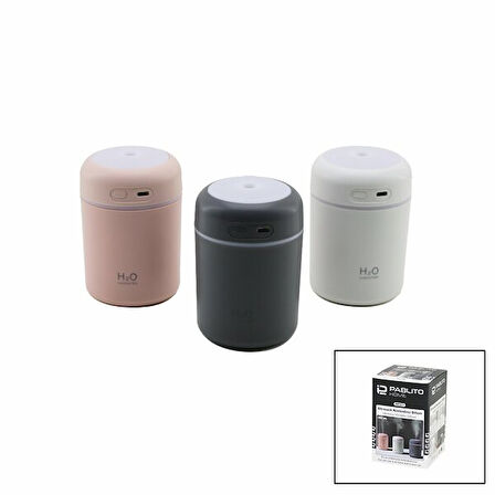 H2O HUMUDİFİER HAVA NEMLENDİRİCİ - BUHAR MAKİNE 300ML (5256)