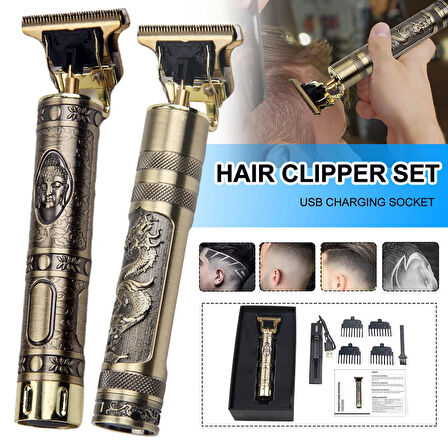 Profesyonel Şarjlı Saç Ve Sakal Tıraş Makinesi (5256)