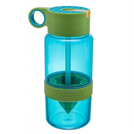 Narenciye Limon Sıkmalı Pratik Detoks Toksin Atıcı Su Matarası Spor Şişesi (5256)