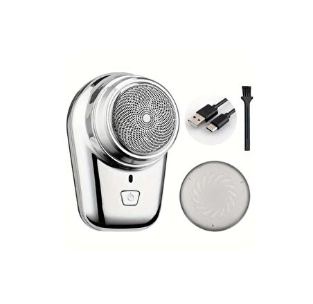 Mini Shaver Sıfır Sakal Taşınabilir Şarjlı Tıraş Makinesi IPX6 Korumalı  (5256)