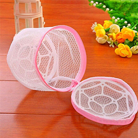 Sütyen Yıkama Filesi Tam Korumalı Hassas Çamaşır Yıkama Aparatı (5256)