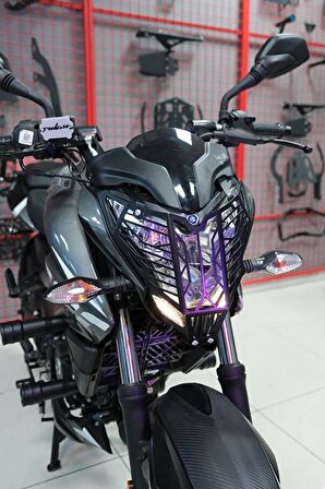 BAJAJ PULSAR NS 200-NS 150-NS 160-NS 125 Far Koruma Demiri (CNC Kesim,Statik Boyalı)- ARASMOTO