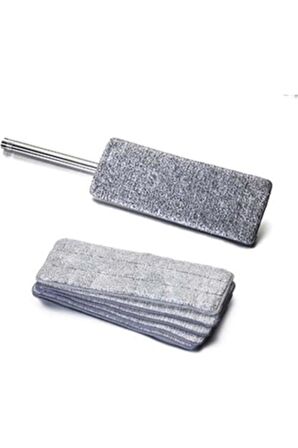 Flora Fora F394 Sihirli Tablet Mop Yedek Bez Mikrofiber Tablet Mop Yedek Bezi 2 Adet Gri 12 X 33 Cm