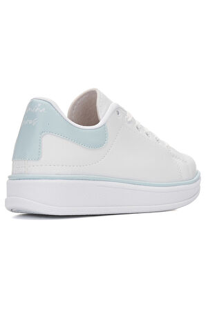 Günlük Kadın Sneaker Spor Ayakkabı Bağcıklı Rahat Hafif Kalın Tabanlı 525G
