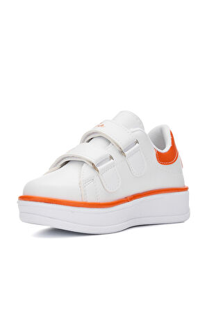 Günlük Erkek Kız  Çocuk Sneaker Cırtlı Dikiş Detaylı Kalın Tabanlı Rahat Hafif Spor Ayakkabı 525PF