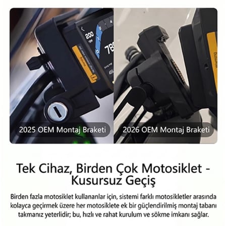 AlienRider M2-BMW 6.2 İnç Akıllı Motosiklet Ekranı - Wonder Wheel - Android Auto