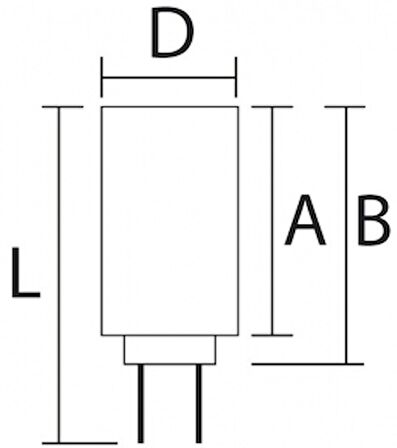 Led ampul G4 Tip Sıcak Beyaz 2.4W 230 Lümen