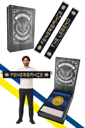 UNISEX FENERBAHÇE THE LEGEND ŞAL LAZER KUTU HEDİYELİ