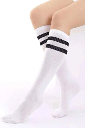 Dizaltı Kız Çocuk Okul Çorabı 3'lü Paket