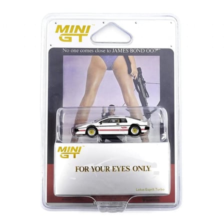 Mini Gt 1/64 Lotus Esprit Turbo White "for Your Eyes Only" Blister Paket