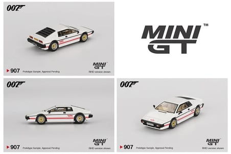 Mini Gt 1/64 Lotus Esprit Turbo White "for Your Eyes Only" Blister Paket