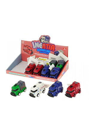 Ctoy SY713-15B Sürtmeli Mini Kamyonlar 12'li