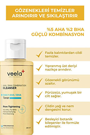 Gözenek Görünümünü Azaltmaya Yardımcı, Sivilce ve Siyah Nokta Önleyici Bakım Seti