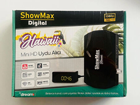 ShowMax Hawaii Mini Hd Uydu Alıcısı