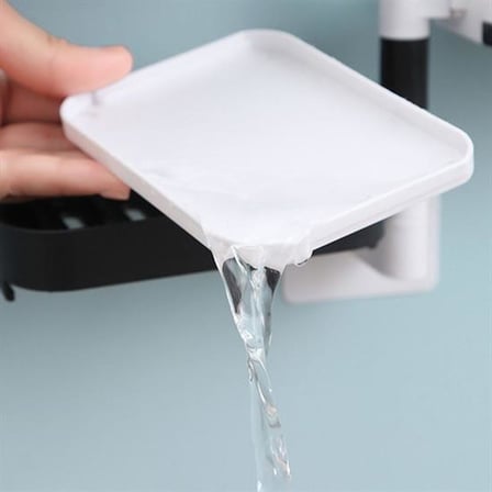 Çoklu Sabun Tutucu Fonksiyonel Banyo Sabunluk (5264)