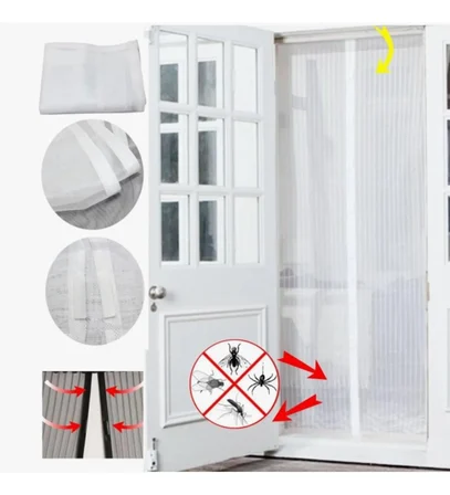 Mıknatıslı Kapı Sinekliği Tül Perde 105 x 210 cm (5264)