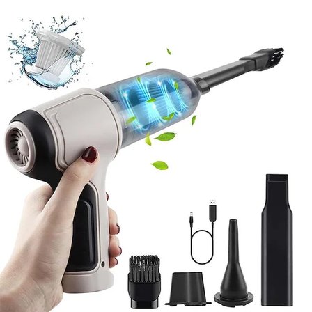Şarj Edilebilir El Tipi Çok Fonksiyonlu Araç ve Ev Süpürgesi JB-107 (5264)