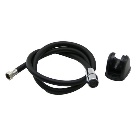 SİYAH PLASTİK PERLATÖRLÜ TAHARATMATİK HORTUM  120CM (5264)