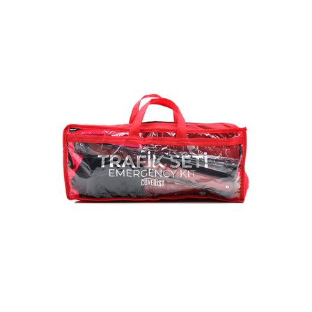 2Lİ SET 4 GEN ÇANTA 7PCS + 38PCS OTO TRAFİK SETİ + İLK YARDIM SETİ YANGIN TÜPÜ=1KG 2PCS REFLEKTÖR BEZ KEMER ÇEKME HALAT=2.9MT ARAÇ TAKOZ BUZ KAZIMA SET ÇANTASI (5264)