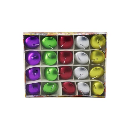 20PCS SUDA YÜZEN MUM BEYAZ - RENKLİ (5264)