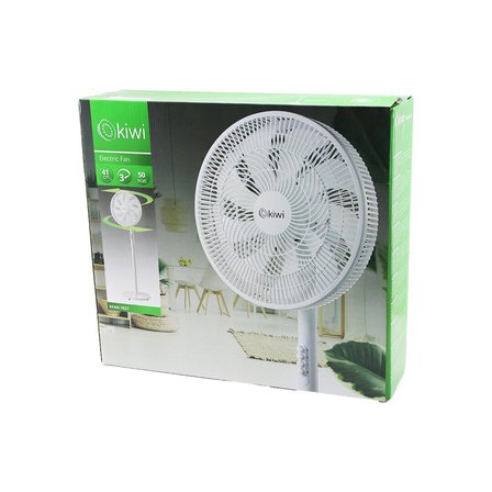 KİWİ KFAN-7627 41CM 50W EV TİPİ AYAKLI VANTİLATÖR 3-KADEME HIZ 9-PLS.KANAT SİGORTALI SESSİZ MOTOR YÜKSEKLİK: 125CM (5264)