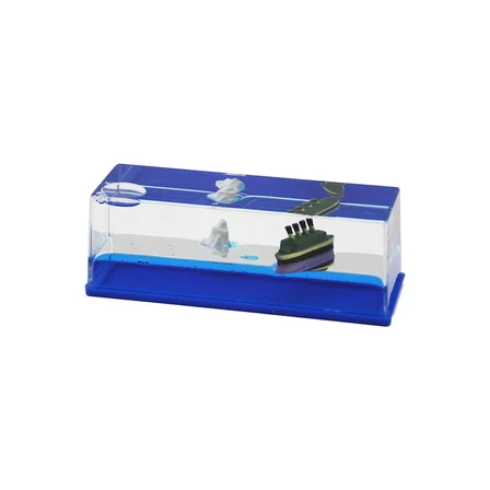 MAVİ SU GEMİ - ADA D.GEN MİKA YÜZEN BATMAYAN DEKORATİF BİBLO AKVARYUM5.2X15.2X5.3CM (5264)